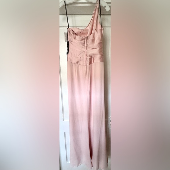 Vera Wang One Shoulder Dress NWT | Color: Blush | Size: 0 - Picture 4 of 7